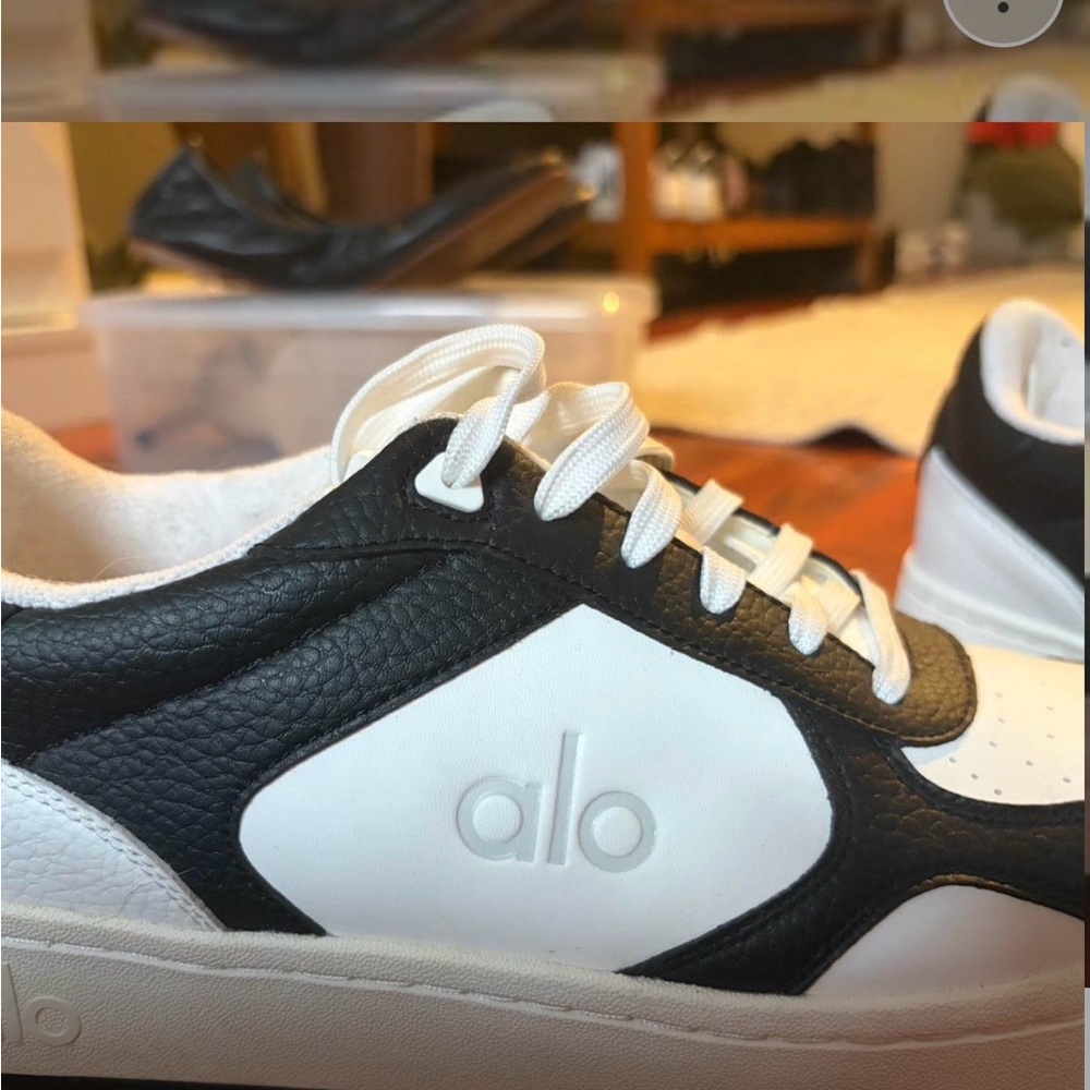 ALO Yoga Black and White Athletic Shoes